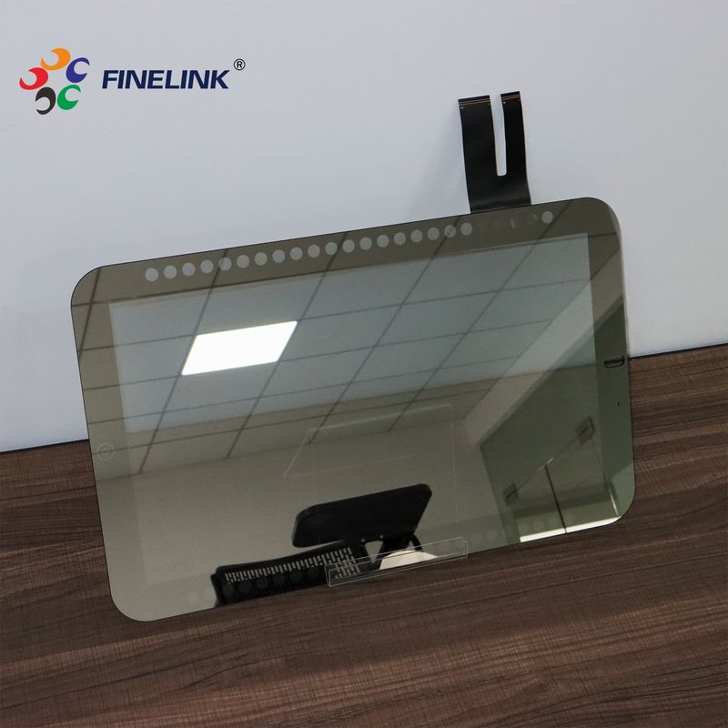Pantalla táctil del espejo del baño, monitoreo capacitivo, impermeable, de 15,6 pulgadas