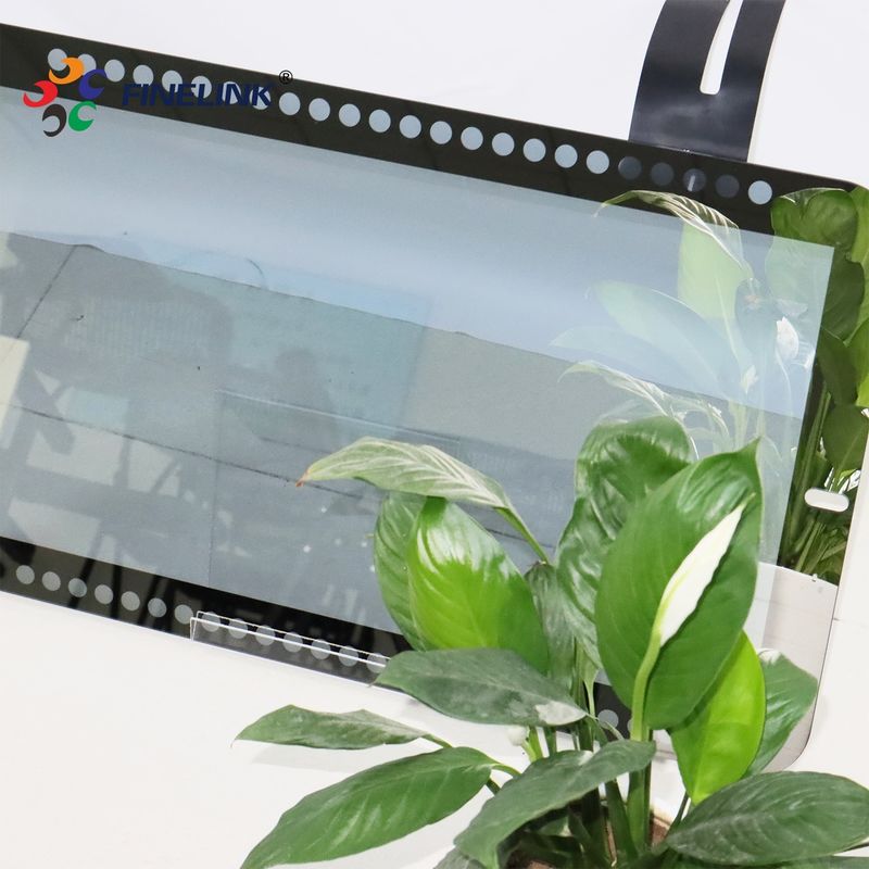 Pantalla táctil del espejo del baño, monitoreo capacitivo, impermeable, de 15,6 pulgadas