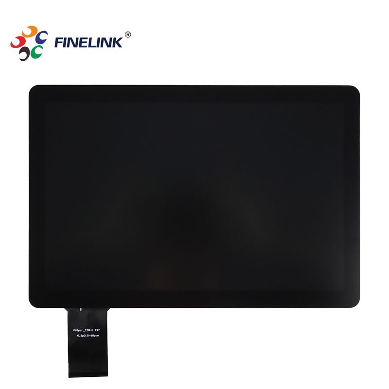 Display de unión óptica OEM de 10.1 pulgadas Panel táctil más LCM de FINELINK en negro
