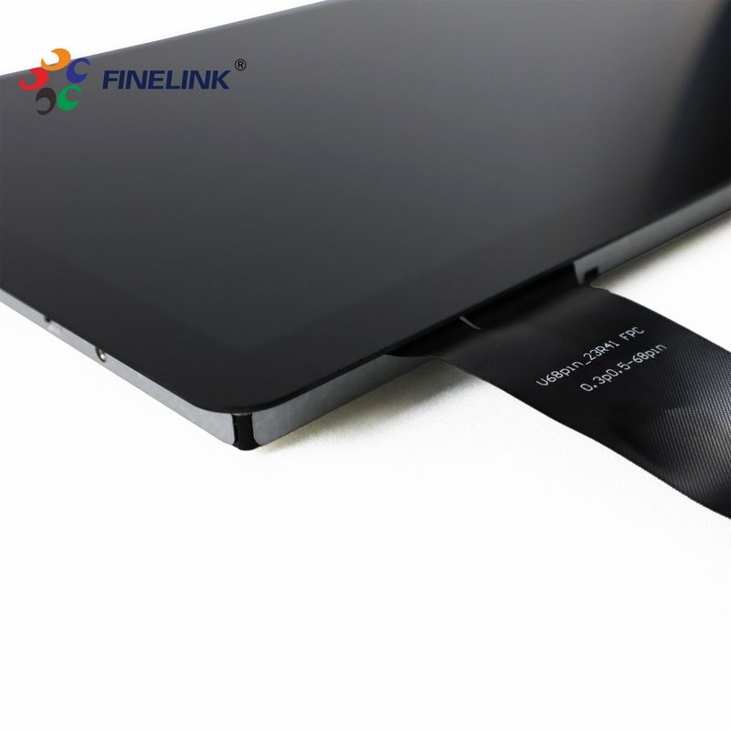 Display de unión óptica OEM de 10.1 pulgadas Panel táctil más LCM de FINELINK en negro