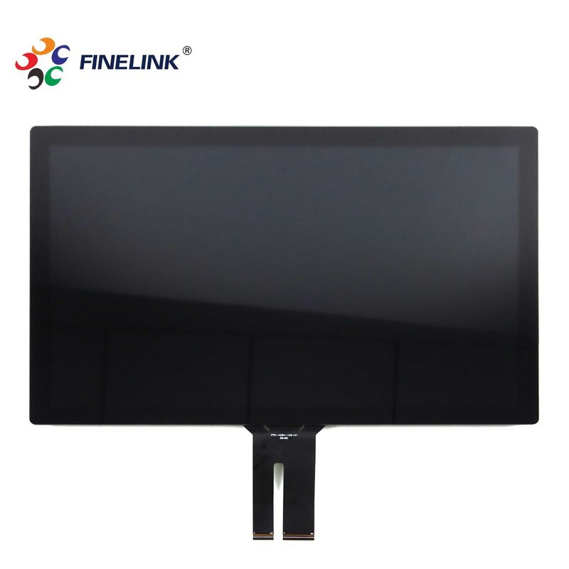 Panel táctil negro de tamaño mediano-grande más pantalla de unión óptica LCM Panel táctil capacitivo