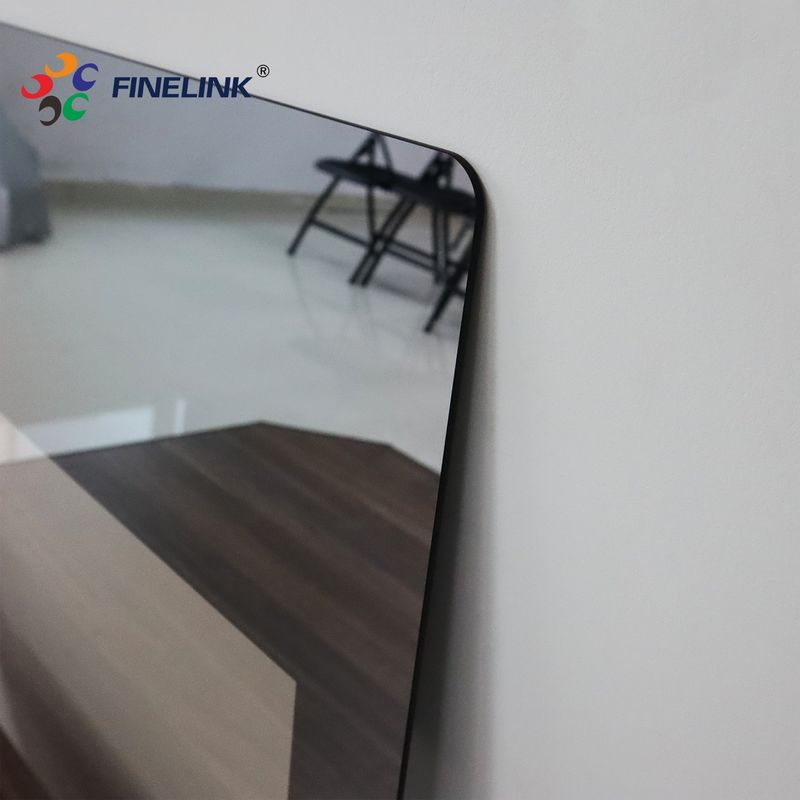 Color negro maquillaje espejo pantalla táctil 32 pulgadas para aplicaciones de baño