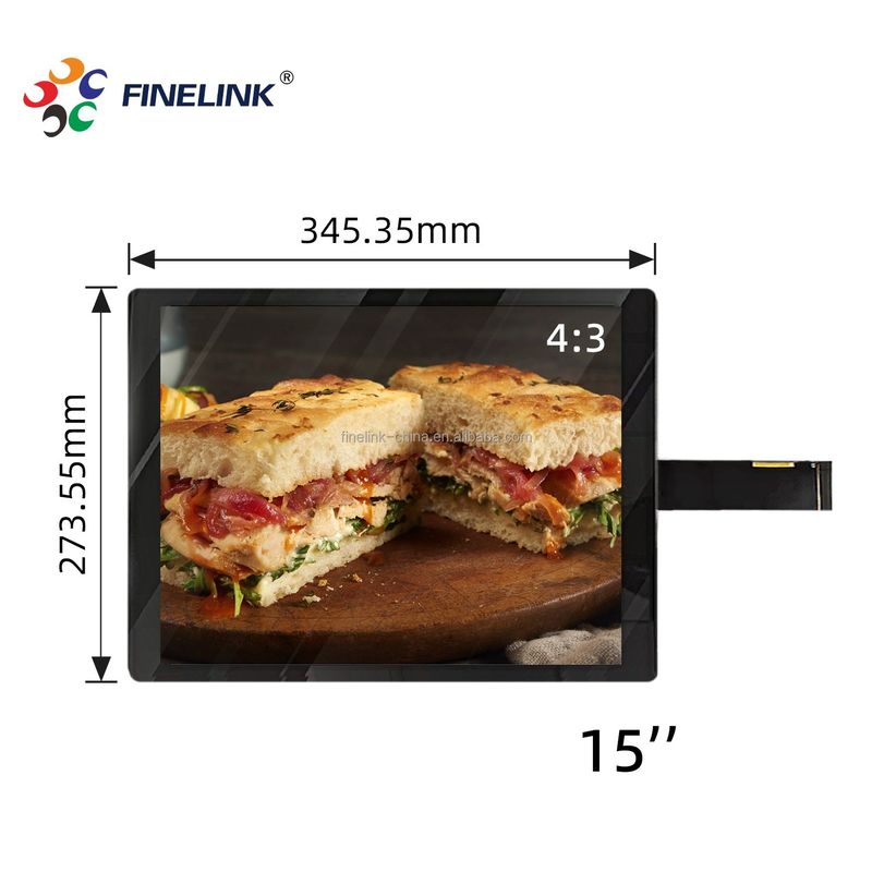 Panel de pantalla táctil de 15 pulgadas con controlador EETI Ilitek