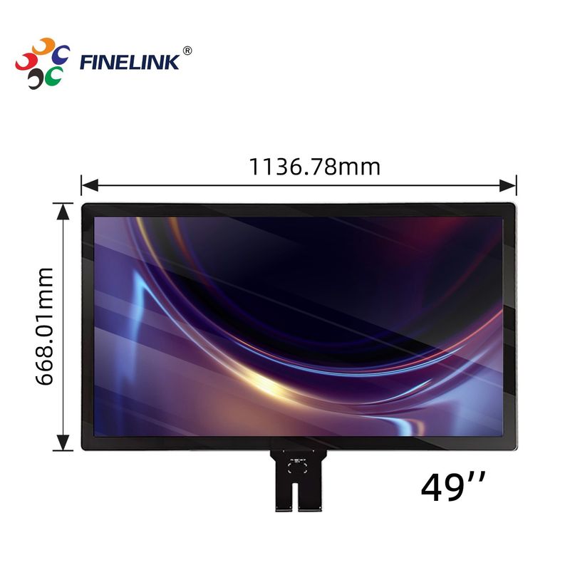 EETI ILIEK Solución 49 pulgadas Industrial de pantalla táctil Monitor Negro Color