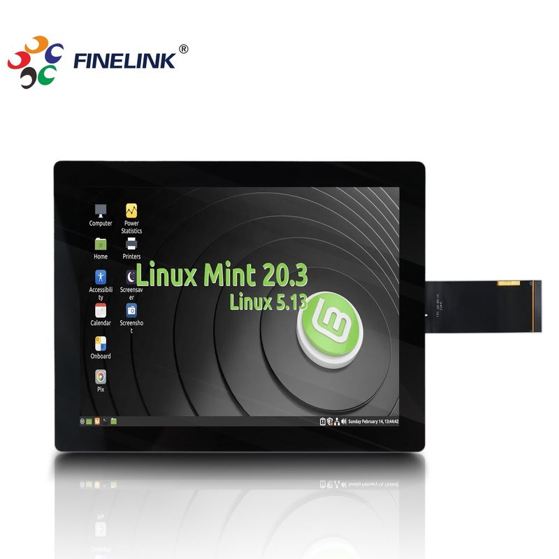 10Tipo de interfaz RS232 con pantalla LCD multi-tacto de 4 pulgadas