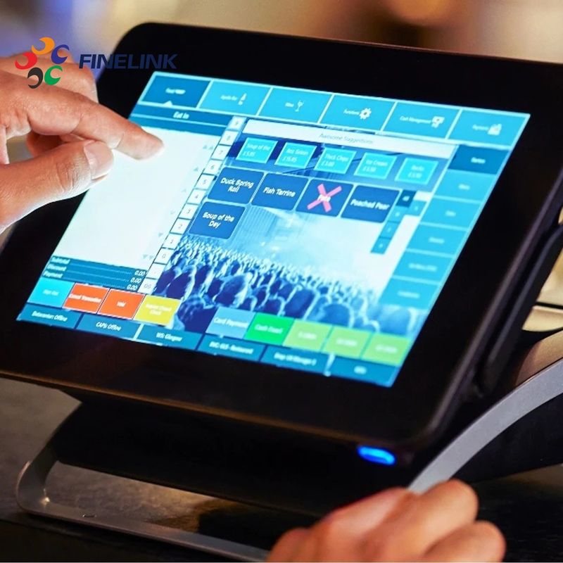 10Tipo de interfaz RS232 con pantalla LCD multi-tacto de 4 pulgadas