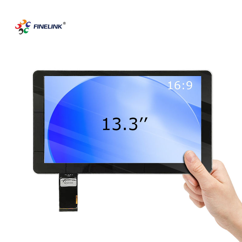 Interfaz RS232 PCAP Panel táctil de 13,3 pulgadas G G para monitor de punto de venta