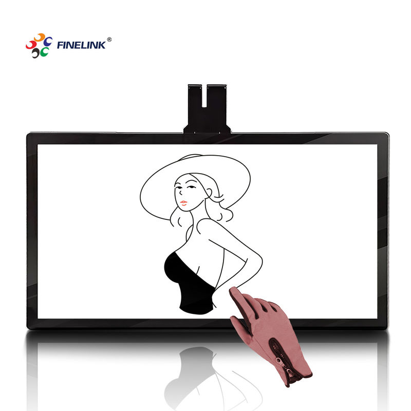 Reproductor de publicidad interactivo 32 pulgadas G G Panel de pantalla táctil con toque multipunto