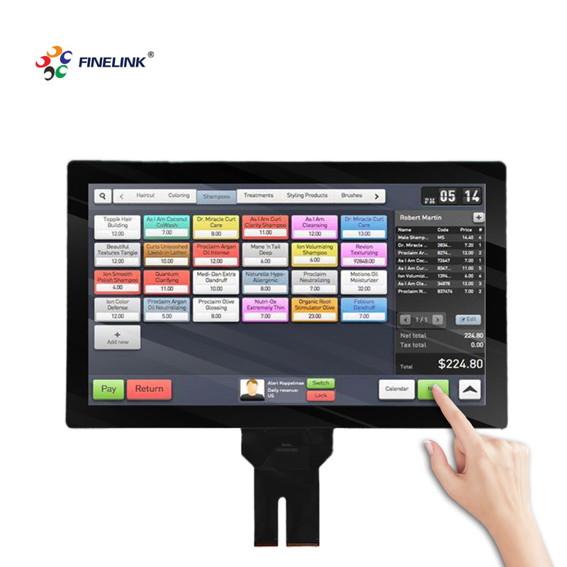 21Panel táctil de 5 pulgadas para monitor de POS G G Pantalla táctil capacitiva Diseño personalizable