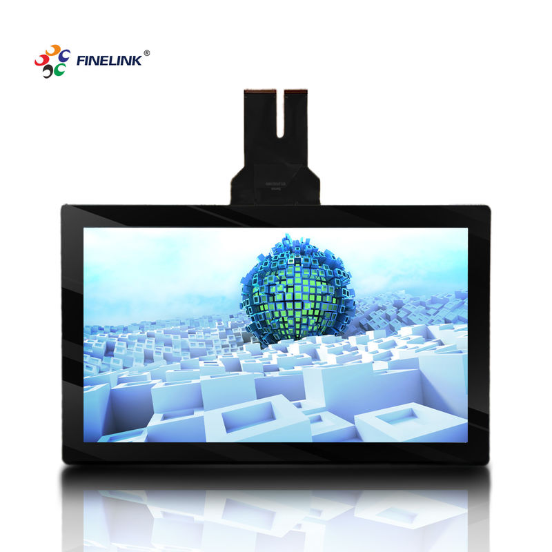 Panel táctil capacitivo de cristal de cristal FPC de estructura de 21,5 pulgadas para monitor de terminal de punto de venta