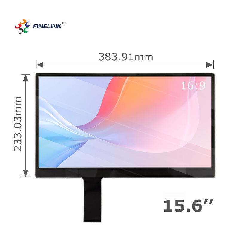 Interfaz USB I2C Multi Touch PCAP GG Panel táctil capacitivo de 15,6 pulgadas para monitor de punto de venta