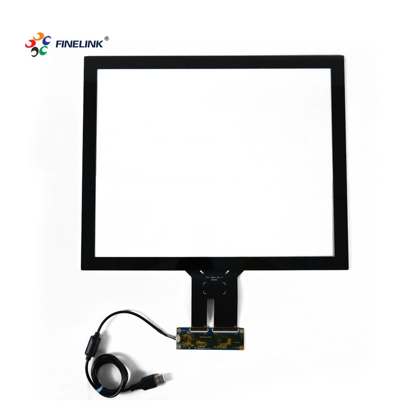 Panel de pantalla táctil LCD impermeable de 14 15 17 pulgadas con solución táctil EETI/ILITEK/SIS
