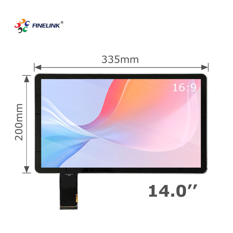 Panel de pantalla táctil LCD impermeable de 14 15 17 pulgadas con solución táctil EETI/ILITEK/SIS
