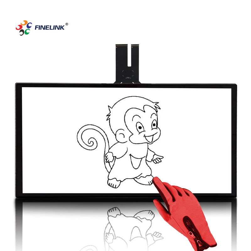 Kit de superposición de pantalla táctil multipunto de 27 pulgadas para Hmi LCD proyectado personalizado Usb Pcap