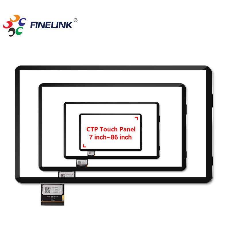 Kit de superposición de pantalla táctil multipunto de 27 pulgadas para Hmi LCD proyectado personalizado Usb Pcap