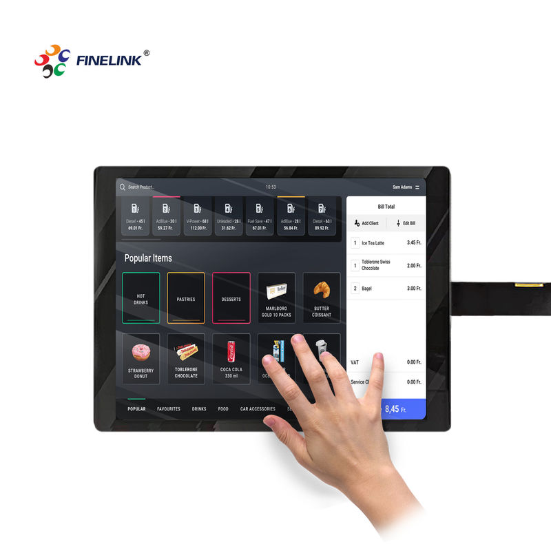 Puerto USB de 15 pulgadas EETI Proyectado Kit de superposición de panel táctil capacitivo para multifunción