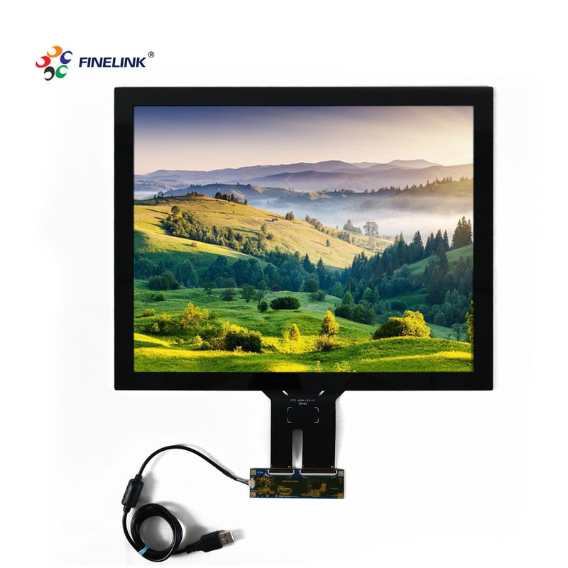 Pantalla táctil capacitiva de 17 pulgadas para monitores comerciales Interfaz USB/I2C/puerto serie