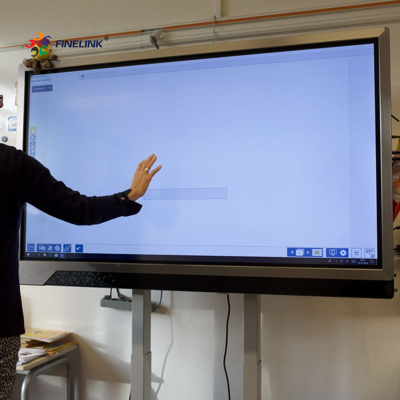 Panel táctil multipunto de 55 pulgadas con LCD grande y IC FPC de vidrio de vidrio