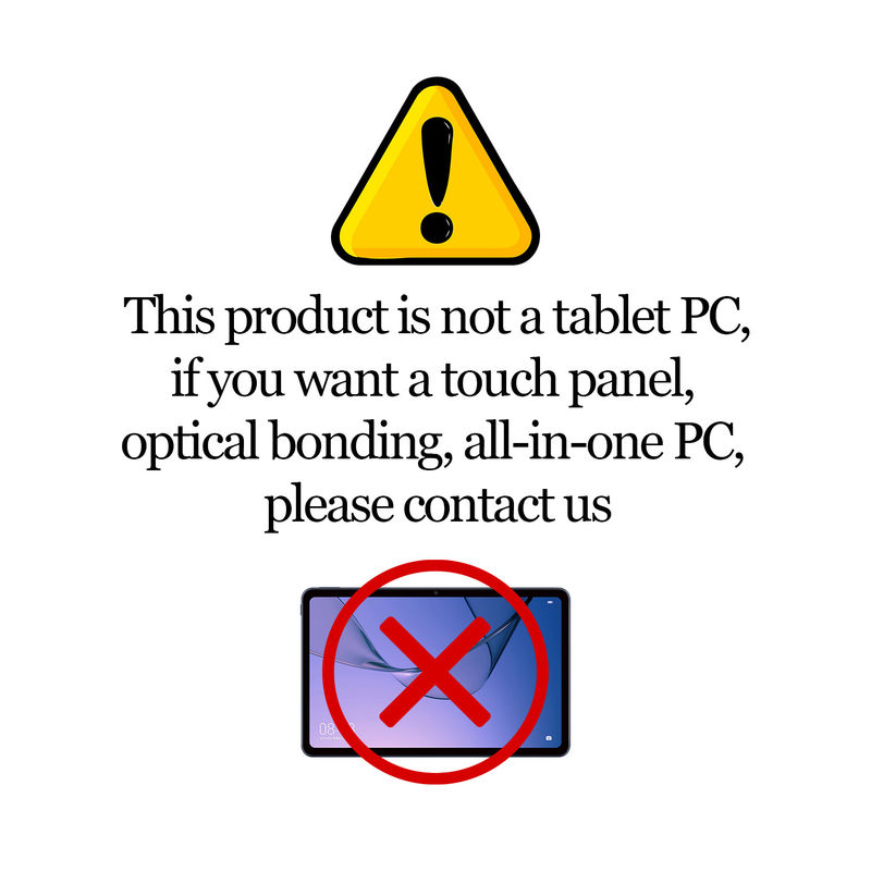 Panel de pantalla táctil LCD de 14 pulgadas todo en uno para automatización de máquinas