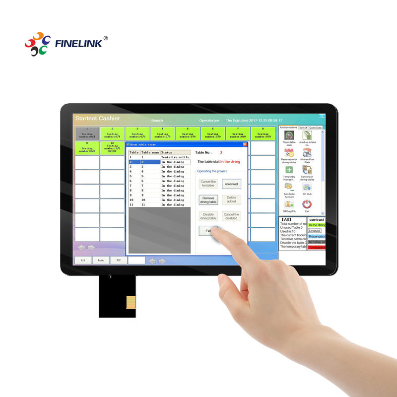 15Panel táctil multifuncional de.6 pulgadas para monitor de POS Pantalla táctil capacitiva