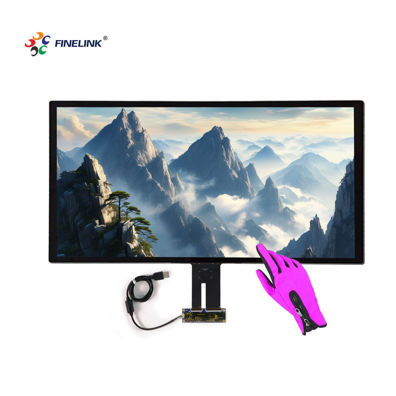 Tamaño personalizado 7 10.1 13.3 15.6 19 21.5 24 32 pulgadas Kit de superposición de pantalla táctil PCAP con multi-toque impermeable para quioscos
