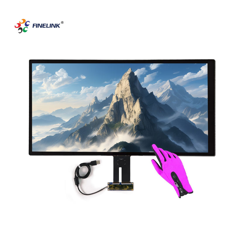Kit de superposición de pantalla táctil capacitiva PCAP de 43 pulgadas con controlador EETI ILITEK y anti-brillo para monitor de POS